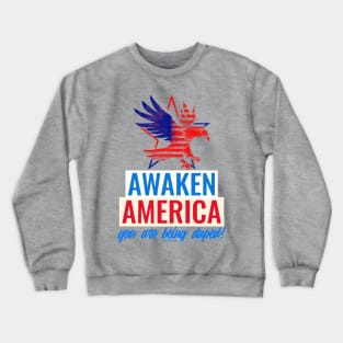 Awaken America Flying Eagle Crewneck Sweatshirt